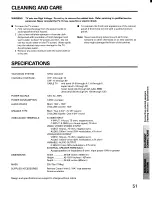 Preview for 51 page of Toshiba CX32D80 Owner'S Manual