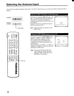 Предварительный просмотр 18 страницы Toshiba CX32E70 Owner'S Manual