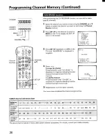 Предварительный просмотр 20 страницы Toshiba CX32E70 Owner'S Manual