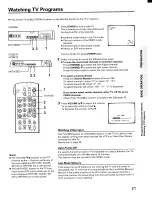 Предварительный просмотр 21 страницы Toshiba CX32E70 Owner'S Manual