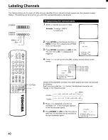 Предварительный просмотр 40 страницы Toshiba CX32E70 Owner'S Manual