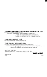 Preview for 48 page of Toshiba CX32G60 Owner'S Manual