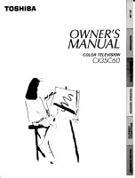 Preview for 1 page of Toshiba CX35C60 Owner'S Manual