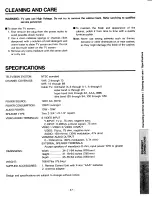 Preview for 47 page of Toshiba CX35C60 Owner'S Manual