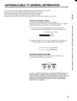 Preview for 5 page of Toshiba CX35D80 Owner'S Manual