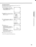 Preview for 23 page of Toshiba CX35D80 Owner'S Manual