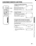 Preview for 25 page of Toshiba CX35D80 Owner'S Manual