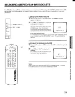 Preview for 29 page of Toshiba CX35D80 Owner'S Manual