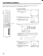 Preview for 34 page of Toshiba CX35D80 Owner'S Manual