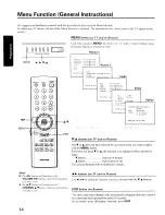 Предварительный просмотр 14 страницы Toshiba CZ 36T31 Owner'S Manual