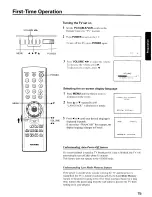 Предварительный просмотр 15 страницы Toshiba CZ 36T31 Owner'S Manual