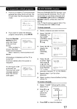 Preview for 17 page of Toshiba CZ19M21 Owner'S Manual