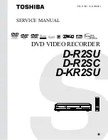 Preview for 1 page of Toshiba D-KR2SU Service Manual