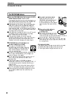 Preview for 8 page of Toshiba D-KR4 Owner'S Manual