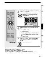 Preview for 103 page of Toshiba D-R1 Owner'S Manual