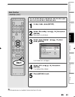 Preview for 61 page of Toshiba D-R160SB Owner'S Manual