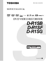 Toshiba D-R1SB Service Manual preview
