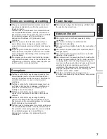 Preview for 7 page of Toshiba D-R2SC Owner'S Manual