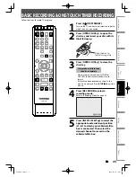 Preview for 35 page of Toshiba D-R400 Owner'S Manual