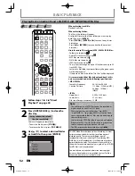 Preview for 52 page of Toshiba D-R400 Owner'S Manual