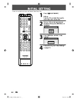 Preview for 22 page of Toshiba D-R410 Owner'S Manual