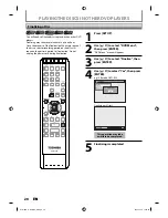 Preview for 28 page of Toshiba D-R410 Owner'S Manual