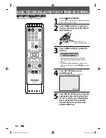 Preview for 34 page of Toshiba D-R410 Owner'S Manual