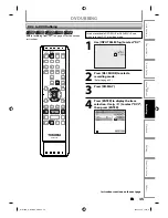 Preview for 45 page of Toshiba D-R410 Owner'S Manual