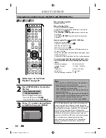 Preview for 50 page of Toshiba D-R410 Owner'S Manual