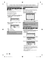 Preview for 62 page of Toshiba D-R410 Owner'S Manual