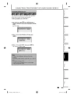 Preview for 63 page of Toshiba D-R410 Owner'S Manual