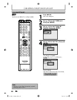 Preview for 68 page of Toshiba D-R410 Owner'S Manual