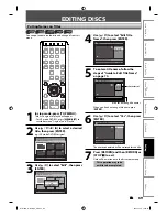 Preview for 69 page of Toshiba D-R410 Owner'S Manual