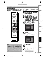 Preview for 71 page of Toshiba D-R410 Owner'S Manual