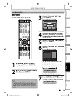 Preview for 75 page of Toshiba D-R410 Owner'S Manual