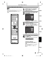 Preview for 77 page of Toshiba D-R410 Owner'S Manual