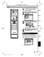 Preview for 89 page of Toshiba D-R410 Owner'S Manual