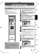 Предварительный просмотр 29 страницы Toshiba D-R560 - DVD Recorder With TV Tuner Owner'S Manual