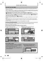 Предварительный просмотр 52 страницы Toshiba D-R560 - DVD Recorder With TV Tuner Owner'S Manual