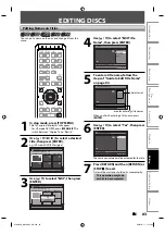 Предварительный просмотр 83 страницы Toshiba D-R560 - DVD Recorder With TV Tuner Owner'S Manual