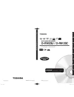 Preview for 1 page of Toshiba D-RW2SC Owner'S Manual