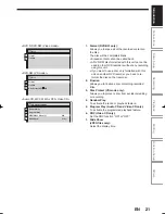 Preview for 21 page of Toshiba D-RW2SC Owner'S Manual