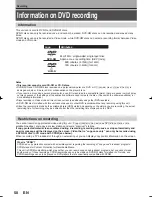 Preview for 50 page of Toshiba D-RW2SC Owner'S Manual