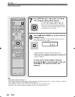 Preview for 64 page of Toshiba D-RW2SC Owner'S Manual