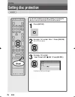 Preview for 72 page of Toshiba D-RW2SC Owner'S Manual