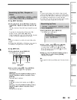 Preview for 91 page of Toshiba D-RW2SC Owner'S Manual