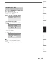 Preview for 97 page of Toshiba D-RW2SC Owner'S Manual