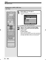 Предварительный просмотр 72 страницы Toshiba D-VR16SB Owner'S Manual