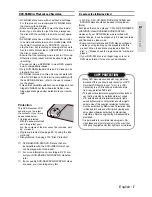 Предварительный просмотр 7 страницы Toshiba D-VR3SB Owner'S Manual