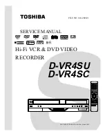 Toshiba D-VR4SC Service Manual предпросмотр